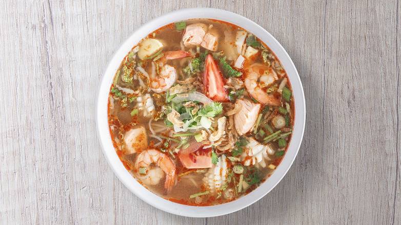 Hot and Sour Seafood Pho