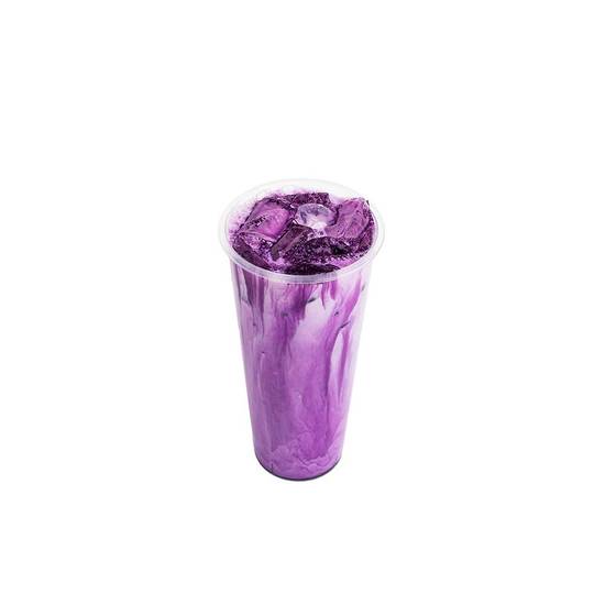 Taro milk tea (24 oz)