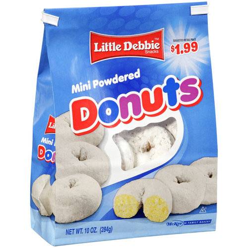Little Debbie - Mini Powdered Donuts - 12/10.5 oz (1 Unit per Case)