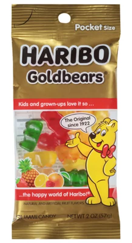 Haribo Goldbears Pocket Size Gummi Candy