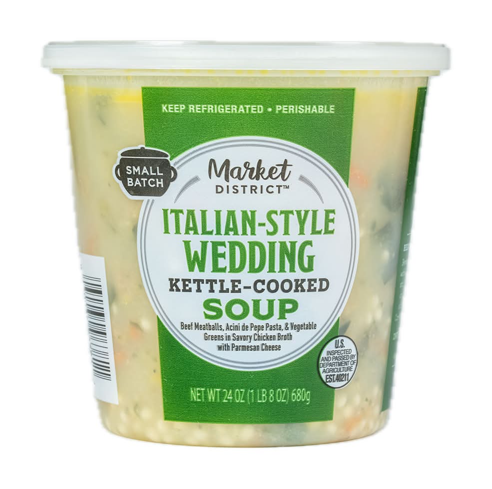 Market District Italian-Style Wedding Kettle Cooked Soup (1.5 lbs)