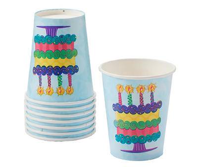 Colorful Cake Paper Cups, 8-Count