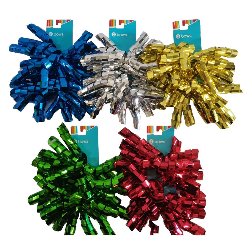 Curly Gift Bows, Assorted (5 x 2 ct)