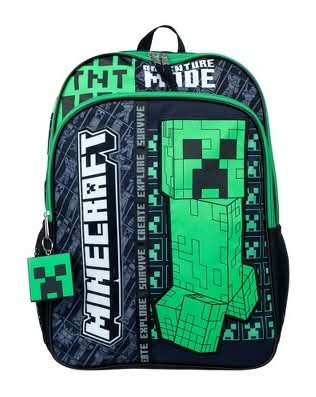 Minecraft Kids Backpack, Black
