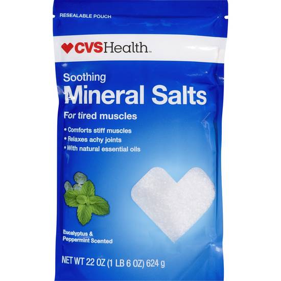 CVS Health Soothing Mineral Salts, Eucalyptus & Peppermint, 22 OZ