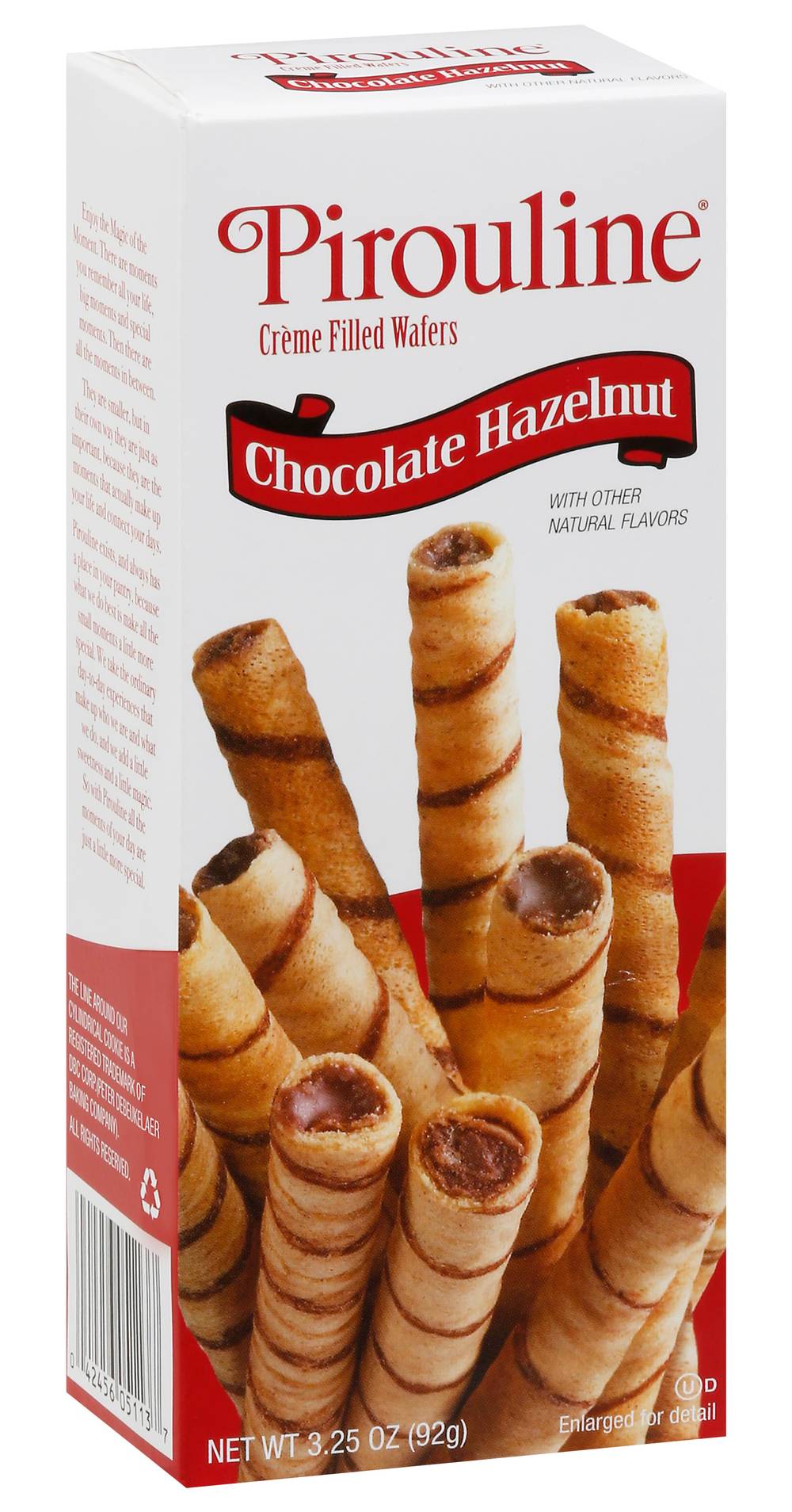 Pirouline Chocolate Hazelnut Cream Filled Wafers (3.3 oz)