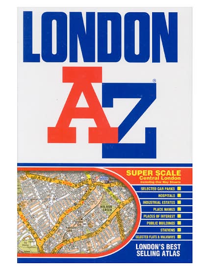 新品 スマイソン LONDON A to Z 地図 トラベルブック ロンドン A-Z Maps London A-Z Street Atlas Delivery Near Me | Order Online