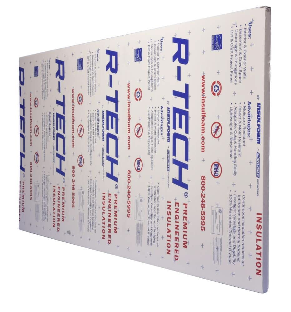 Insulfoam R- 2.175 , 0.5-in x 4.0-ft x 8.0-ft Polystyrene Board Insulation