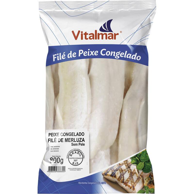 Vitalmar filé de merluza congelado (800 g)