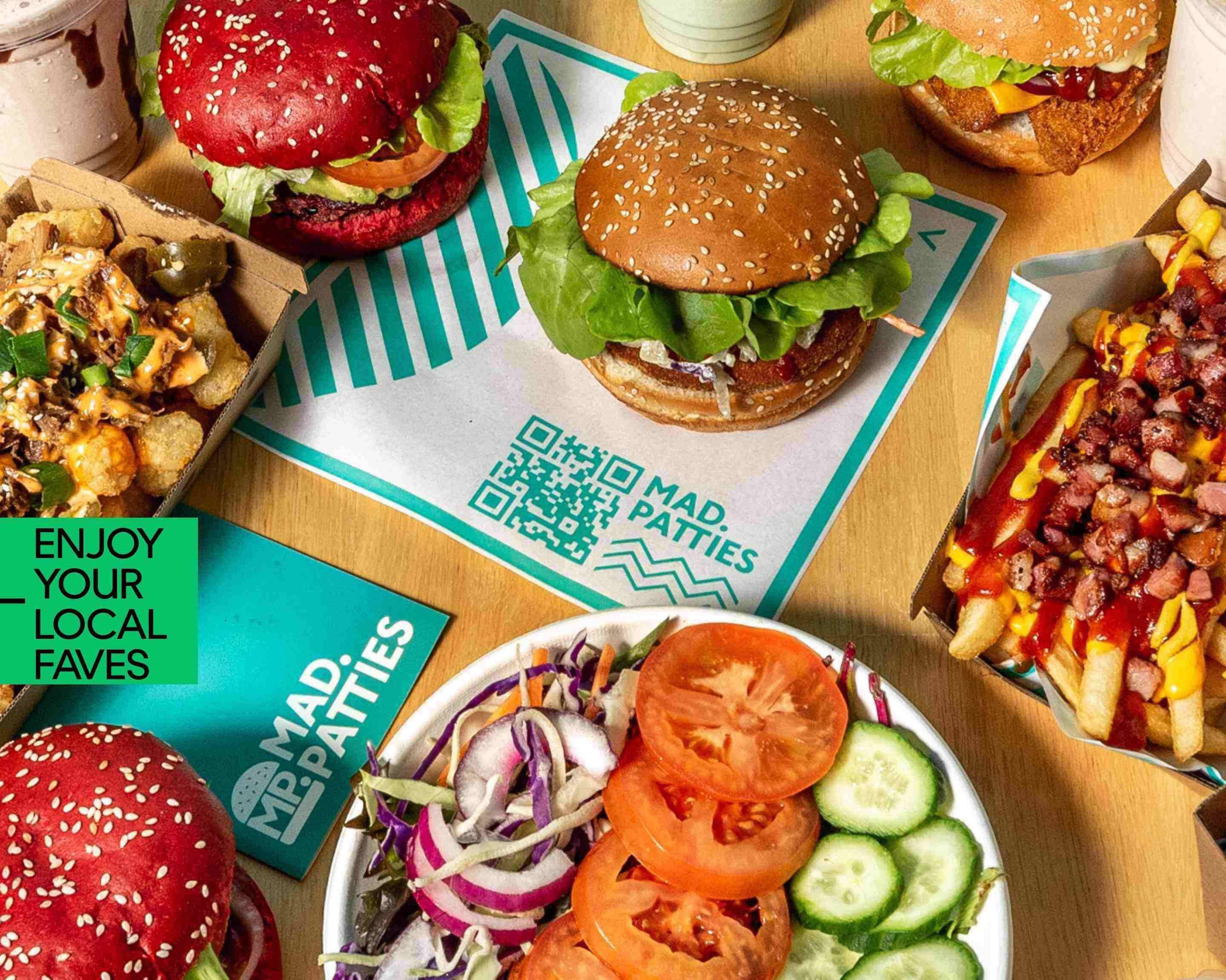Mad Patties (Bentleigh East) Restaurant Menu Takeout in Melbourne