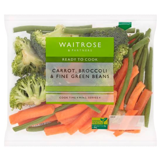 Waitrose Carrot, Broccoli & Fine Green Beans