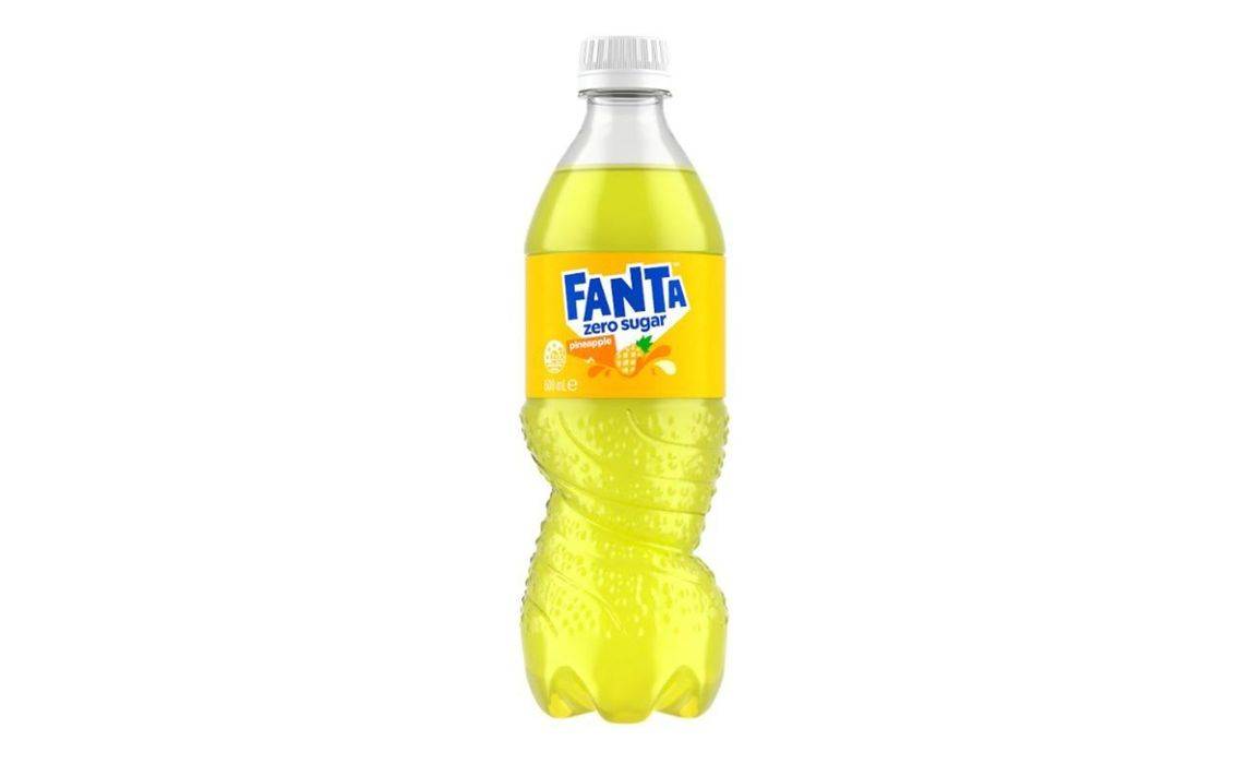 Fanta Pineapple Zero Sugar 600mL