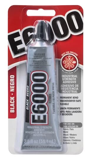 E6000 Black Permanent Adhesive (2 fl oz)
