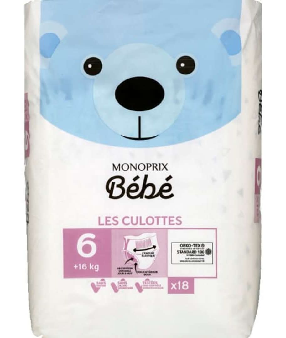 Monoprix Bébé - Les culottes pour bébé dès 6 mois, Size 6 (18)