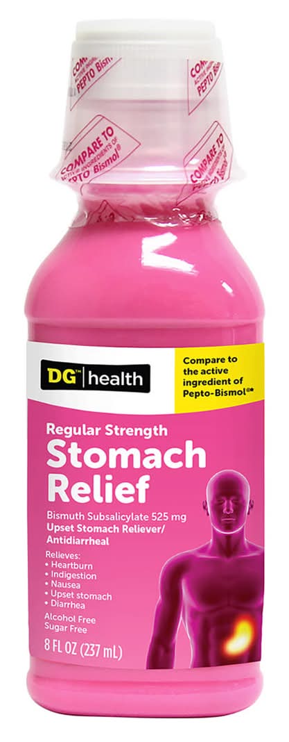 Dg Health Regular Strength Stomach Relief Liquid 8 Fl Oz