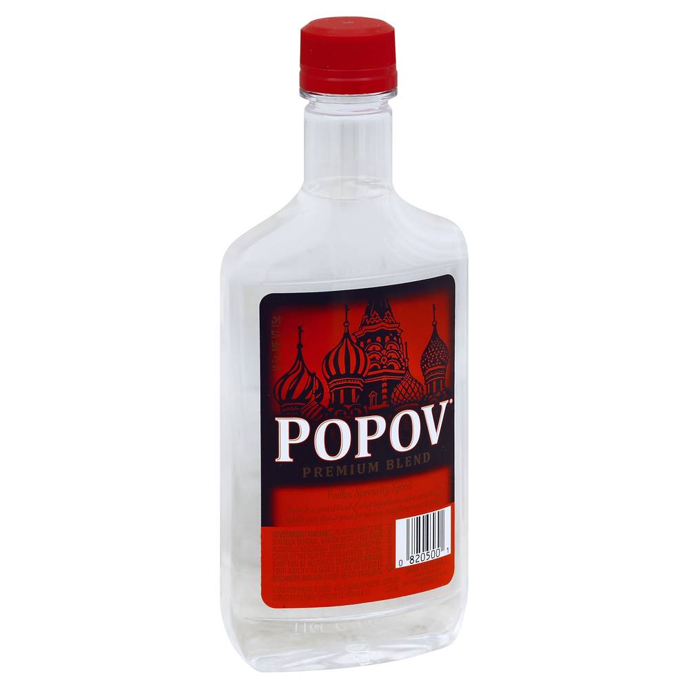 Popov Premium Blend Vodka (375 ml)