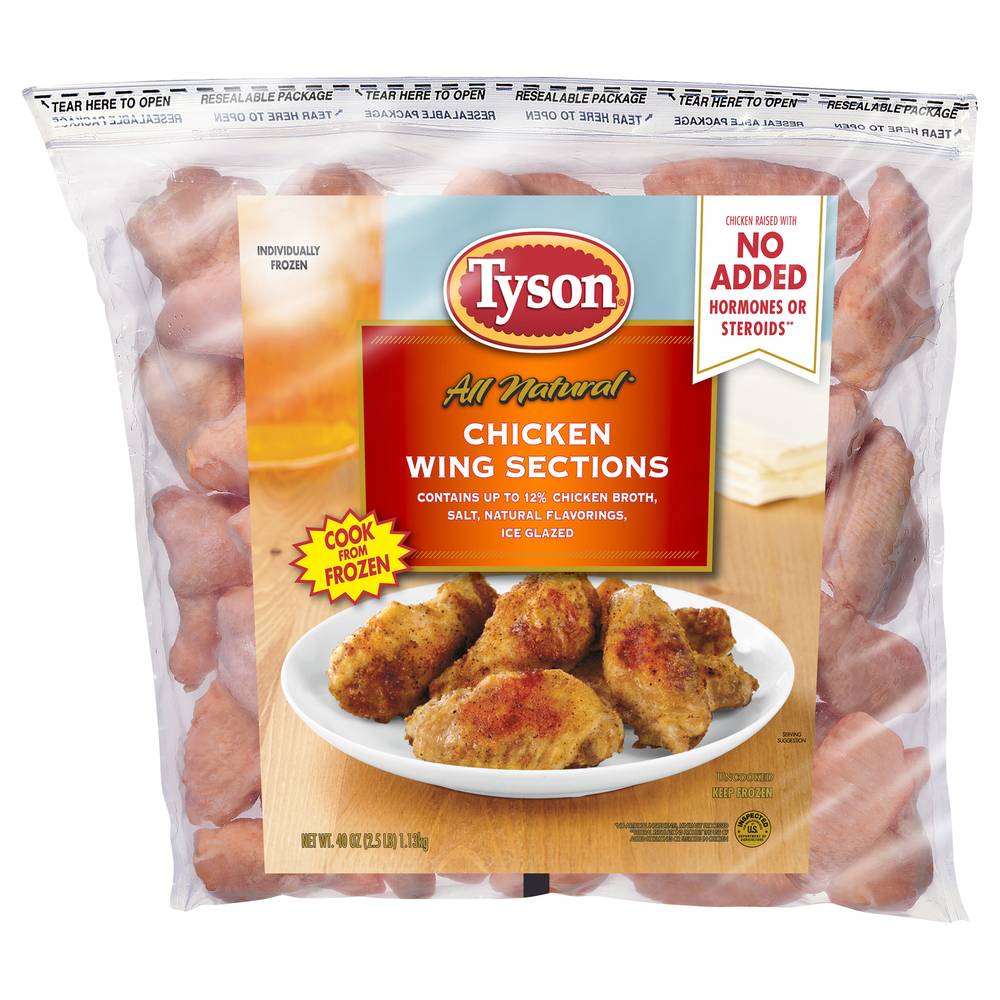 Tyson Chicken Wing Sections (40 oz)