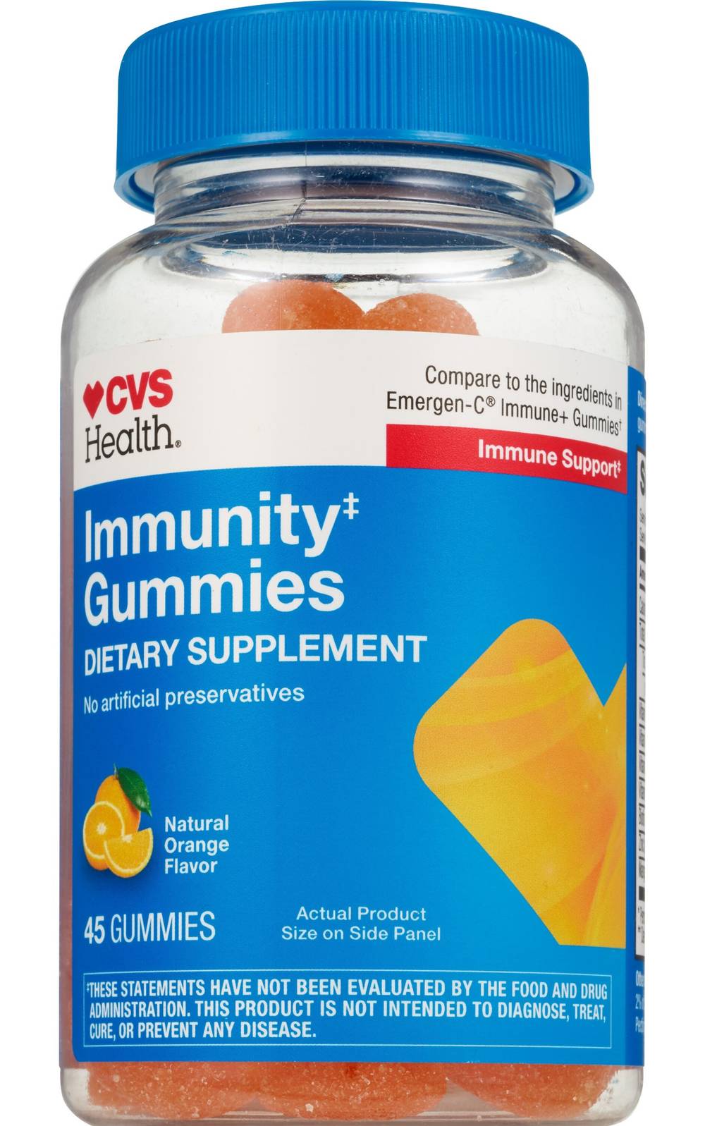 CVS Health Immunity Gummies, Orange (45 ct)