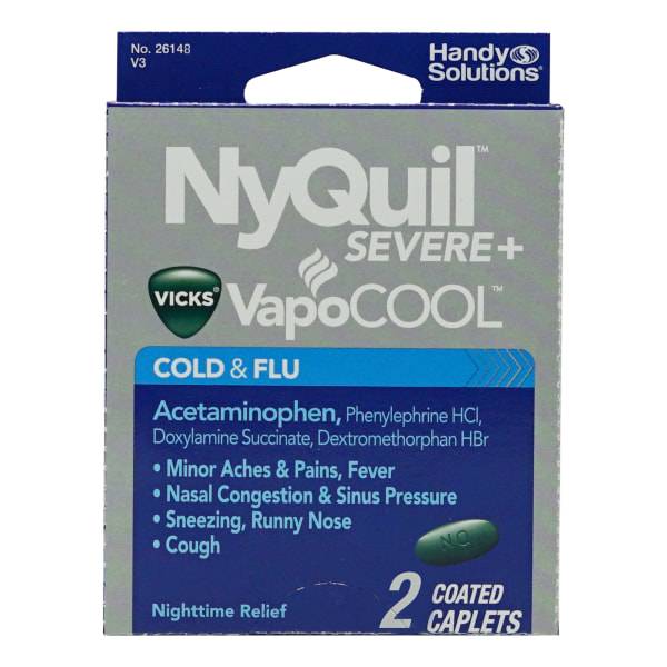 NyQuil Vicks Vapocool Severe+ Nighttime Relief Cold & Flu