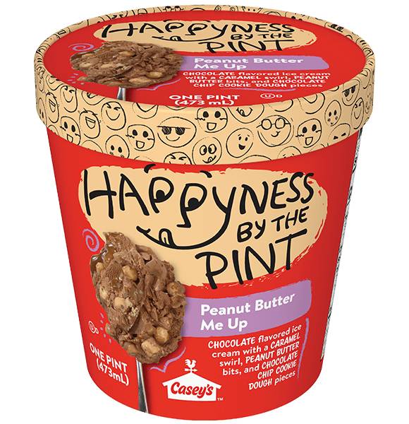 Happyness by the Pint® Peanut Butter Me Up Ice Cream 16oz