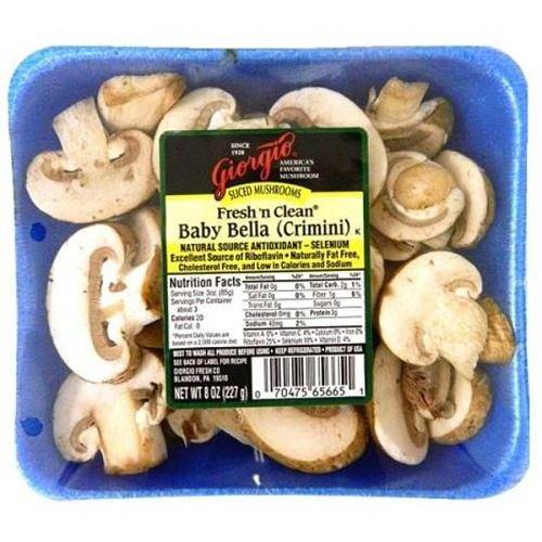 Giorgio Fresh 'N Clean Sliced Mushrooms (8 oz)