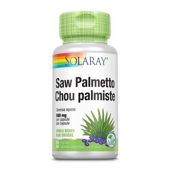Solaray Saw Palmetto Capsules 580 mg (100 units)