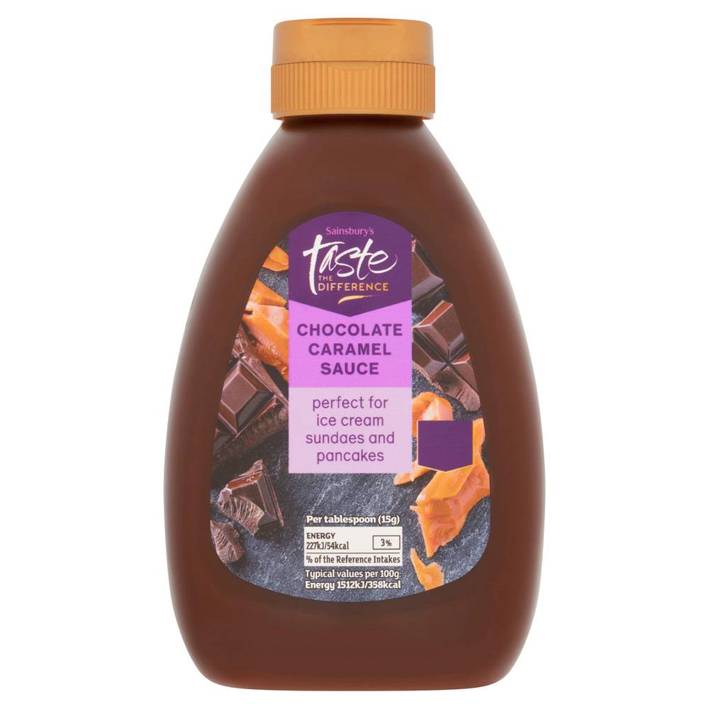 Sainsbury's Caramel & Chocolate Sauce, Taste the Difference