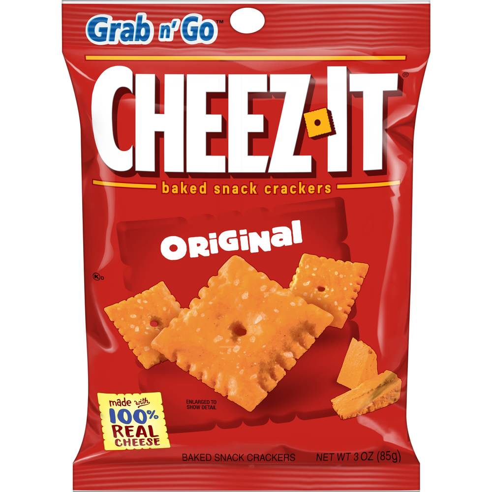 Cheez-It Grab N Go Baked Snack Crackers, Original (3 oz)