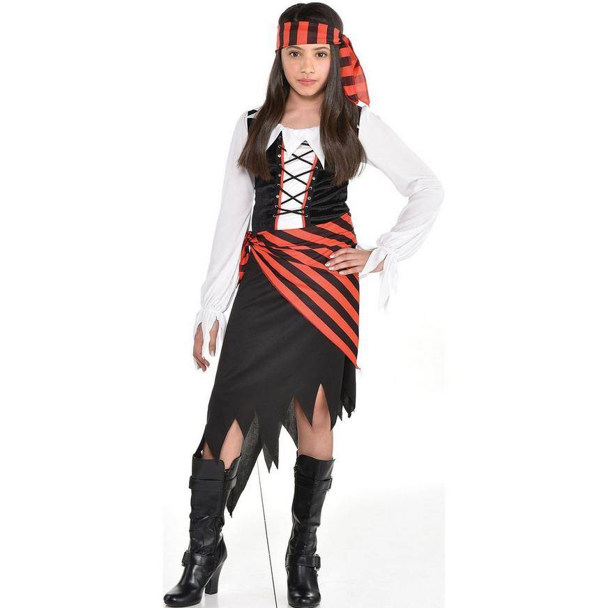 Girls Buccaneer Beauty Pirate Costume - Size - M