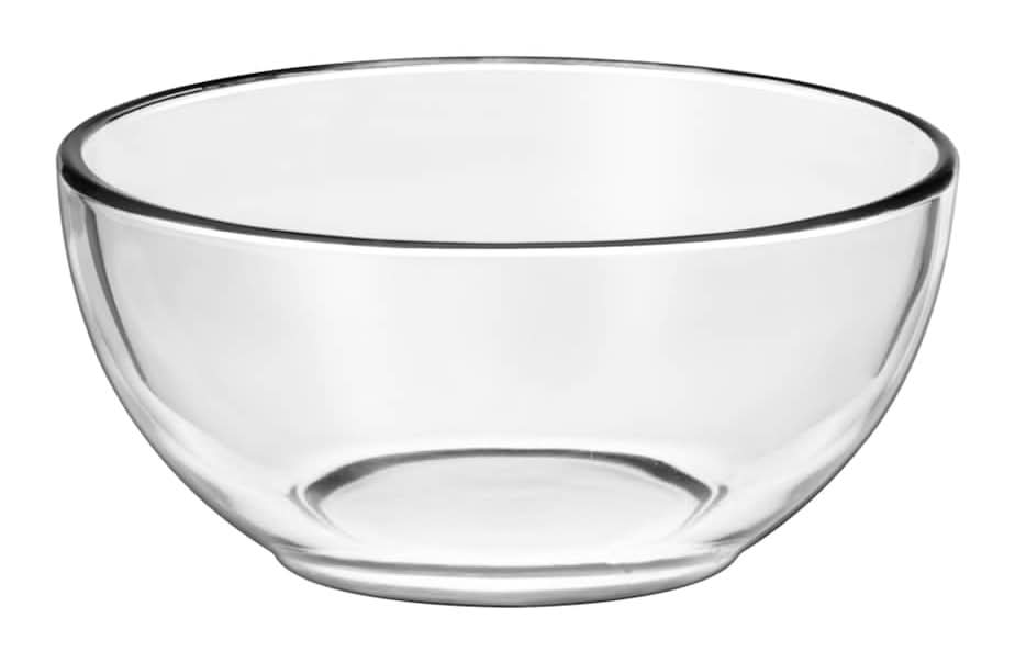 Clear Glass Bowls, 6 in