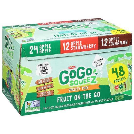 Gogo Squeez Fruit on the Go Variety pack Applesauce