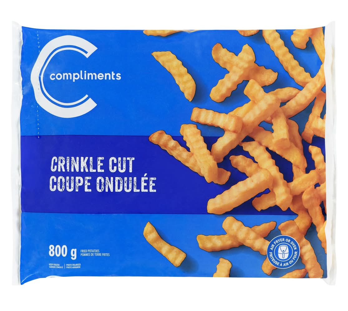Compliments pommes de terre frites en coupe ondulée - crinkle cut fried potatoes