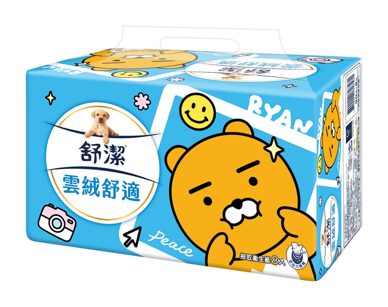 舒潔 迪士尼限定版雲絨舒適抽取衛生紙90抽 (8 入)