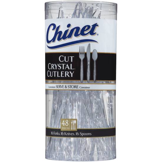 Chinet Crystal Cut Quality Cutlery (48 ct)