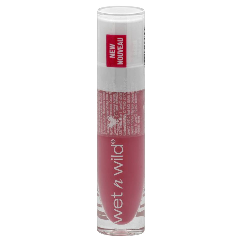 wet n wild High-Shine Flirt Alert 941b Liquid Catsuit Lipstick (0.2 oz)