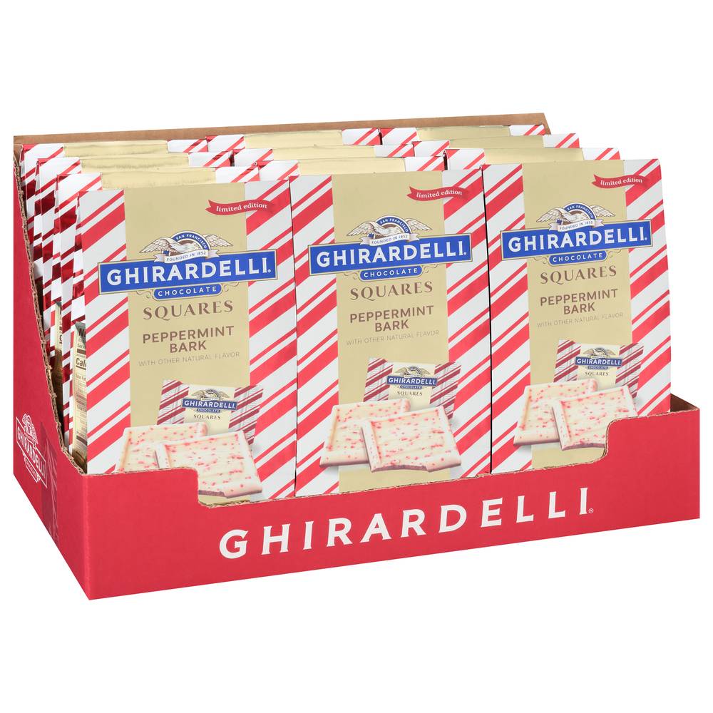 Ghirardelli Peppermint Bark Squares (7.9 oz)