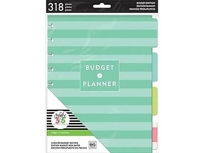 The Happy Planner 318-Piece Extension Pack - Budget Edition, 7 x 9.25, Green (HOM-02)