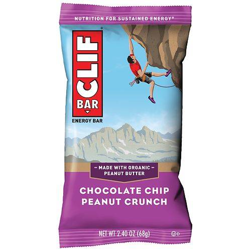 Clif Bar Energy Bar Chocolate Chip Peanut Crunch - 2.4 oz