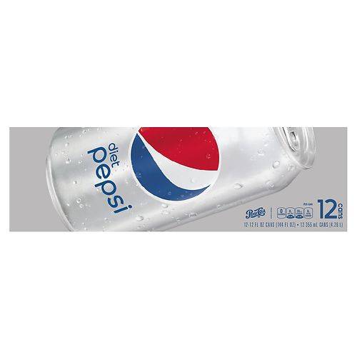 Order Pepsi Diet Cola - 12.0 oz x 12 pack food online from Walgreens store, THOMASVILLE on bringmethat.com