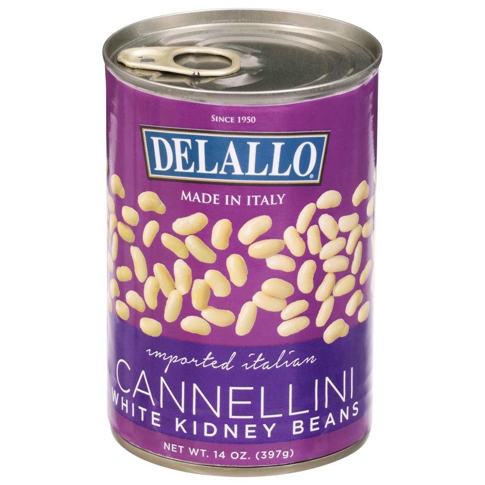 DeLallo Italian Cannellini White Kidney Beans (14 oz)