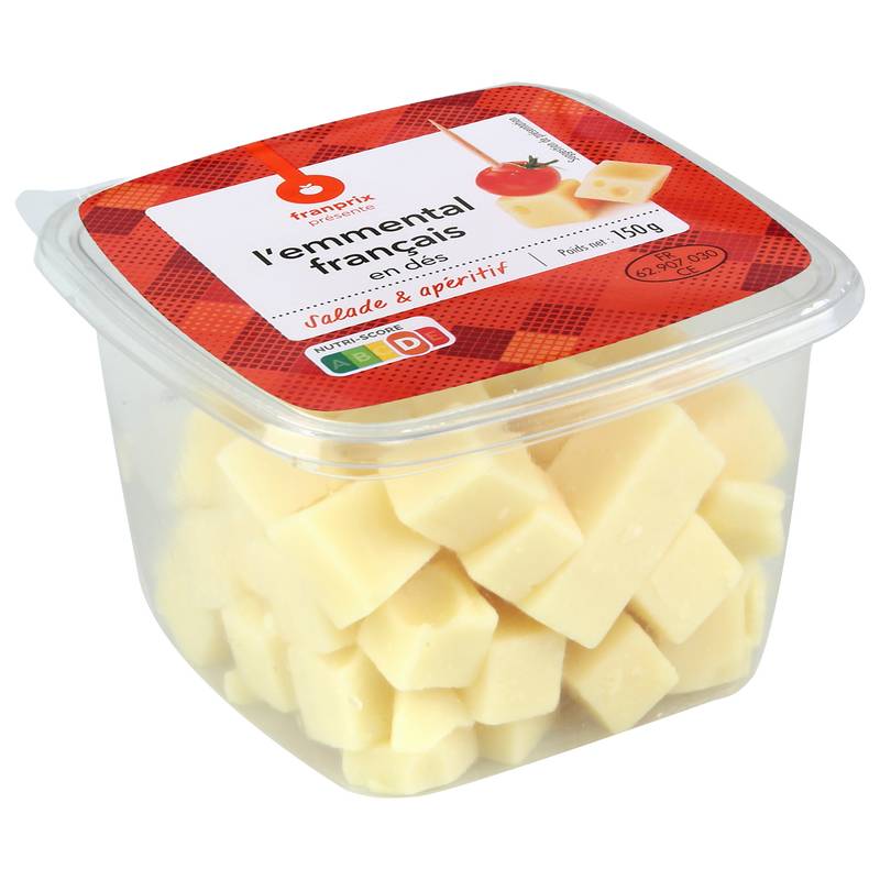 Franprix - Fromages apéritifs dés emmental (150g)