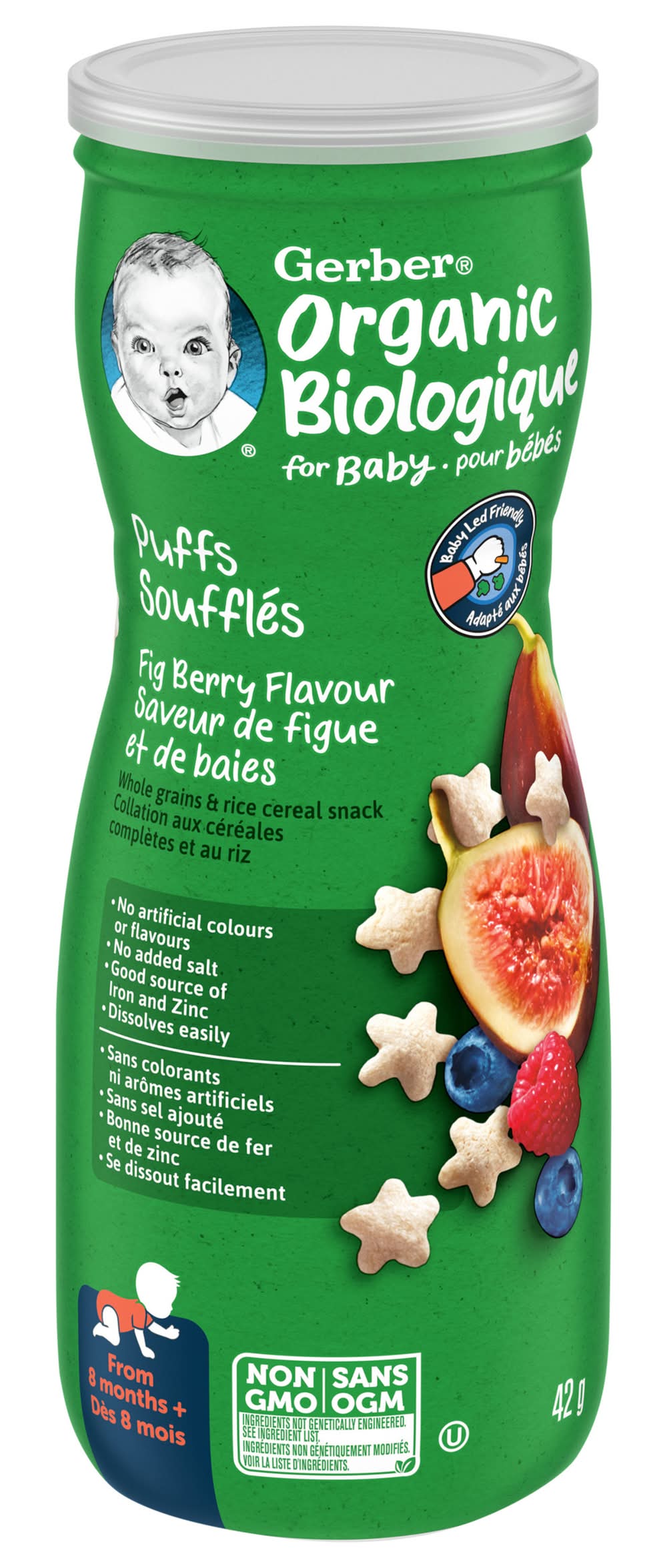 Gerber Organic Fig Berry Puffs (42 g)