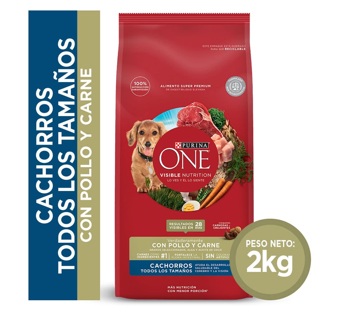 Purina One · Alimento para cachorro (2 kg)