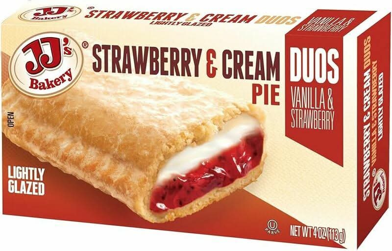 JJ's Strawberry & Cream Duos Pie