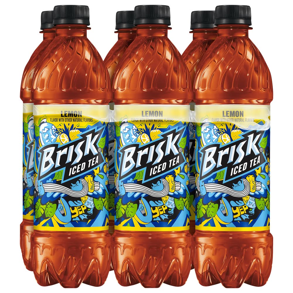Brisk Iced Tea, Lemon (6 x 16.9 fl oz)