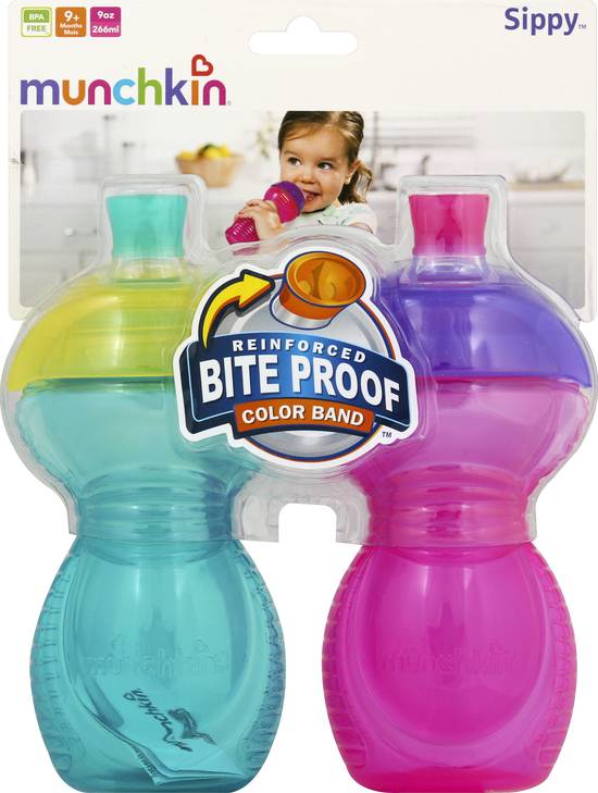 Munchkin Sippy Cups 9 Months (2 cts)
