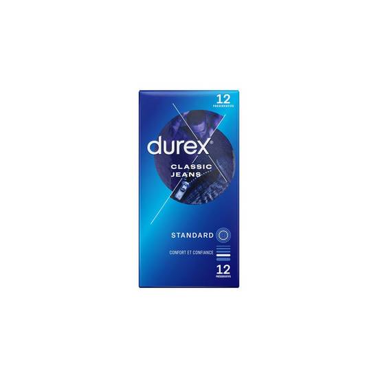 Préservatifs classic jeans Durex x12