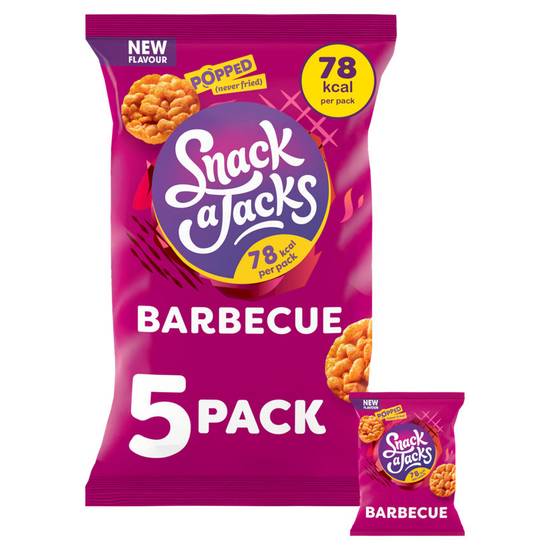 Snack-a-jacks BBQ Crisps 5pk