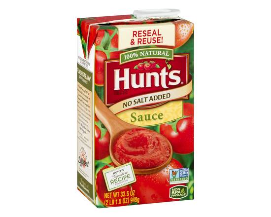 Hunt's · No Salt Added Tomato Sauce (33.5 oz)