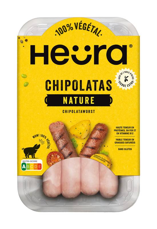Heura - Chipolatas végétal à base de pois et d’huile